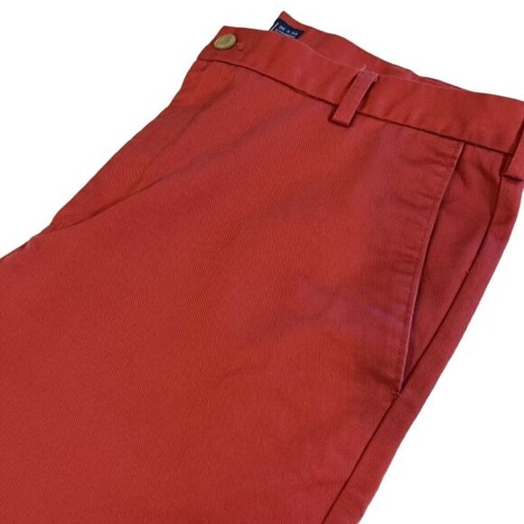 IZOD Men's Flat Front Chino Pants in Salmon Size 36x34 - Picture 3 of 8